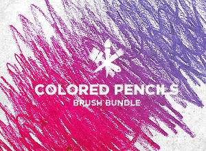 Colored Pencils Photoshop brush