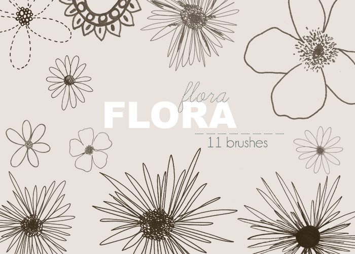 Flora - Brushes Photoshop brush