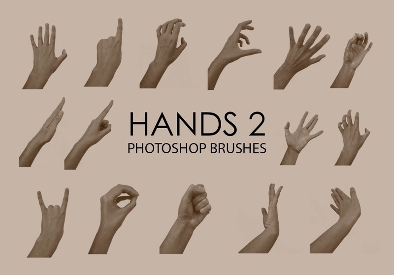 free hand photoshop brushes 2 people