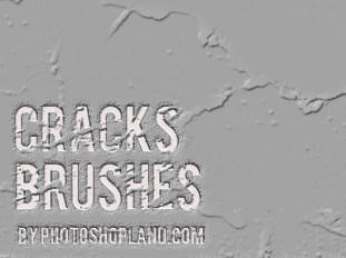 Cracks Brushes Set Photoshop brush