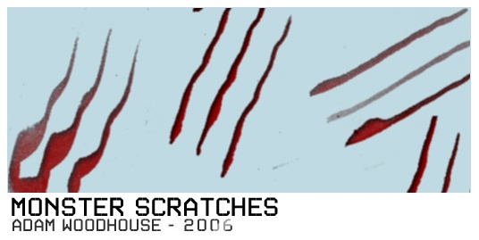 Monster Scratches Photoshop brush