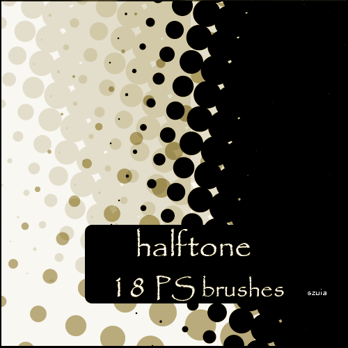 Halftone Brushes Photoshop brush