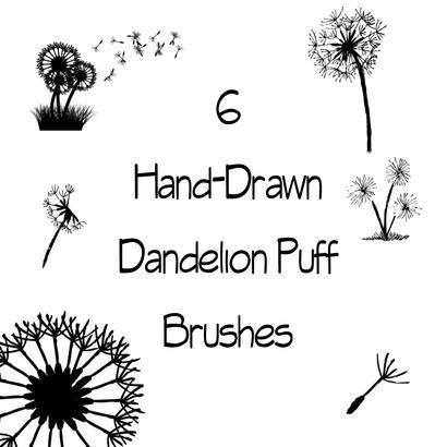 Dandelion Puff Brushes Photoshop brush