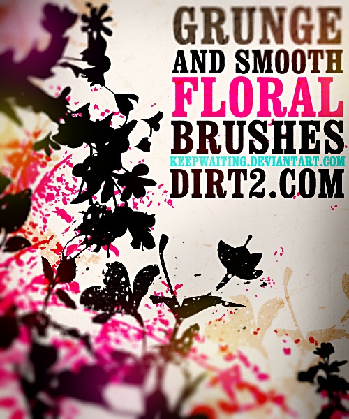 Floral Photoshop Brushes Photoshop brush