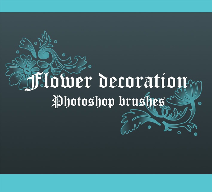Flower Decoration Brushes Photoshop brush