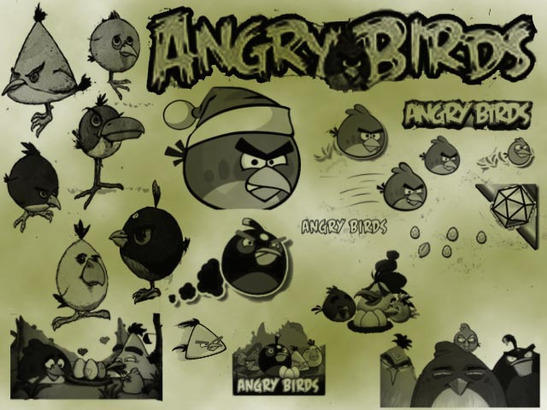 angry birds Photoshop brush