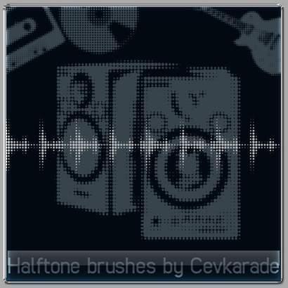 Halftone brushes by Cevkarade Photoshop brush
