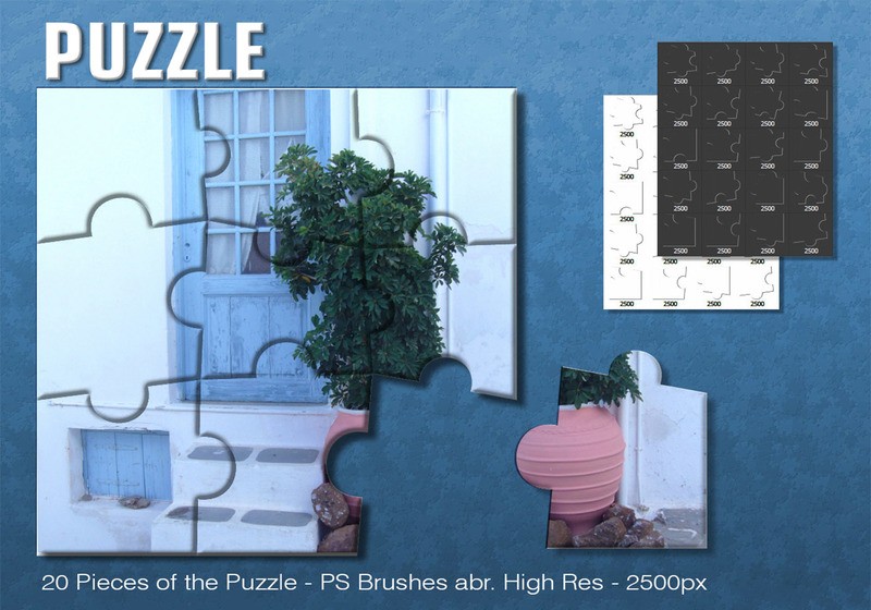 Puzzle Brushes Photoshop brush