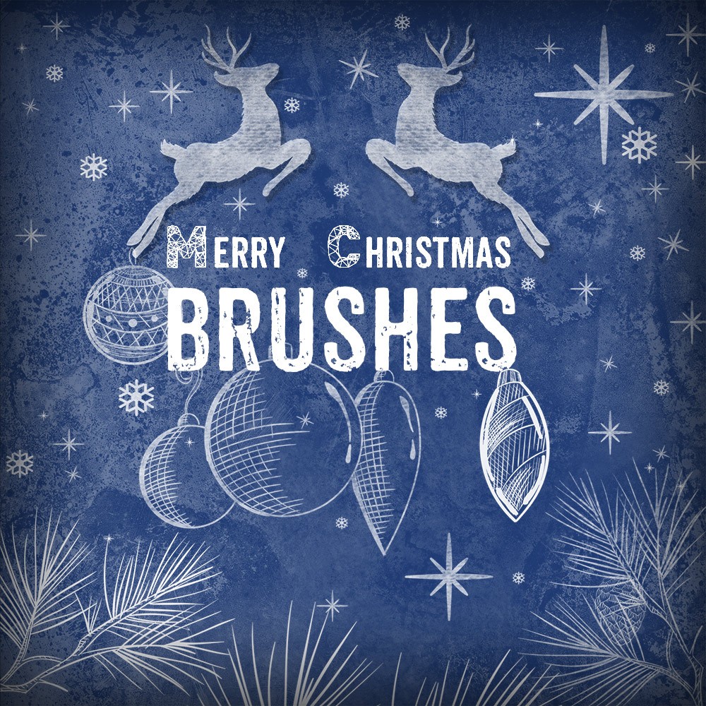 Free Christmas Brushes - Photoshop Brushes | BrushLovers.com