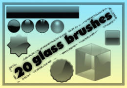glass brush by (m.h.m.a) Photoshop brush