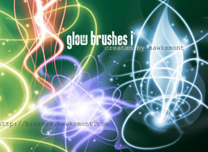 Glow Brushes Part I Photoshop brush