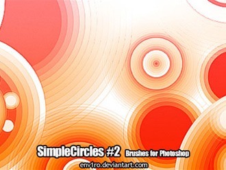 Simple Circles 2 Photoshop brush