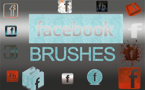 Facebook Logo Brush Pack Photoshop brush