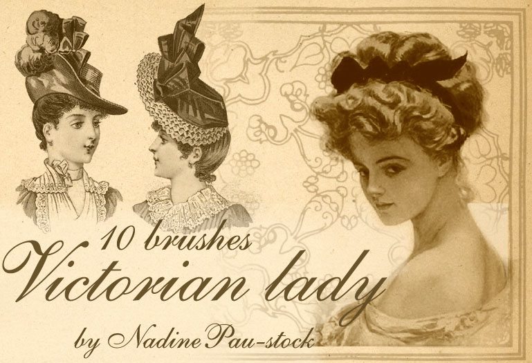 Victorian Lady Photoshop brush
