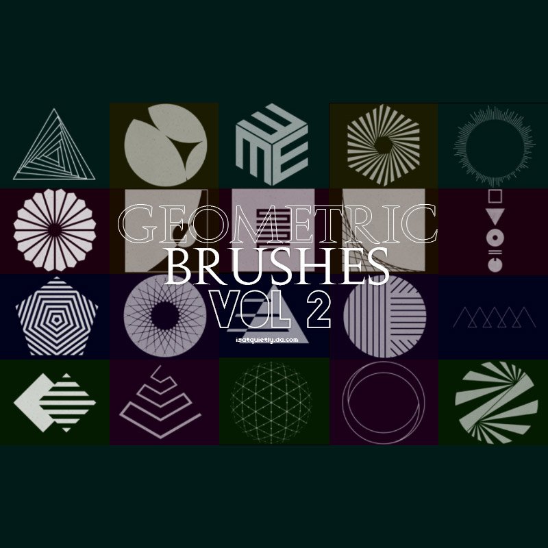 20 Free Geometric Photoshop Brushes Photoshop brush