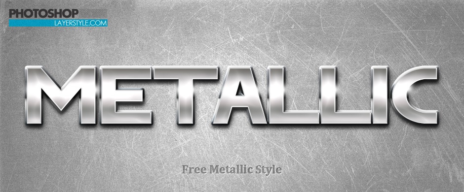 metallic style photoshop styles