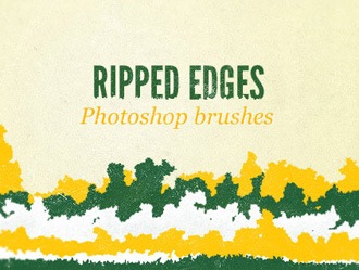 Ripped Edges Photoshop brush