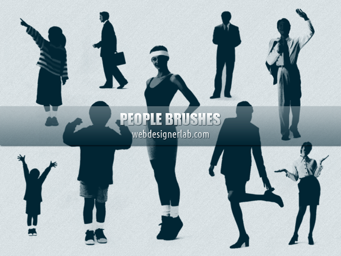 People Brushes Photoshop brush