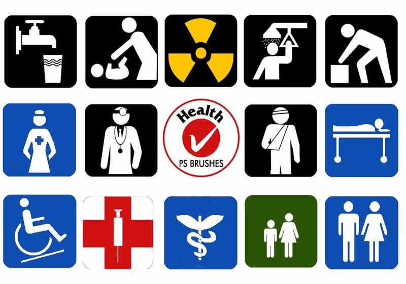 20 health symbols ps brushes abr vol 3