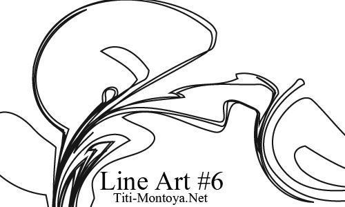 Line Art 6 Shape Photoshop Brushes Brushlovers Com