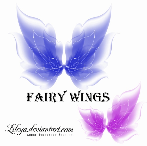 Fairy Wings Photoshop brush