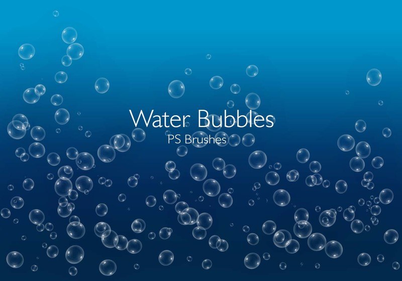 20 Water Bubbles PS Brushes abr.Vol.6 Photoshop brush