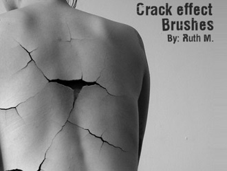 Crack Effect Brushes Photoshop brush