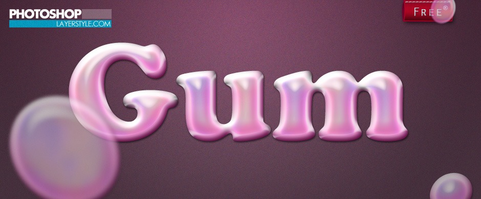 gum layer style photoshop styles