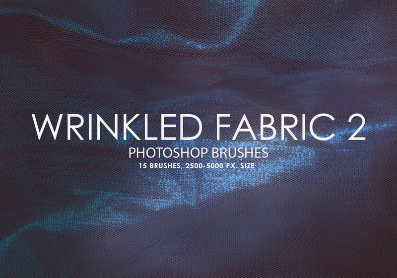 free wrinkled fabric photoshop brushes