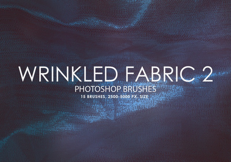 Free Wrinkled Fabric Photoshop Brushes 2 Photoshop brush