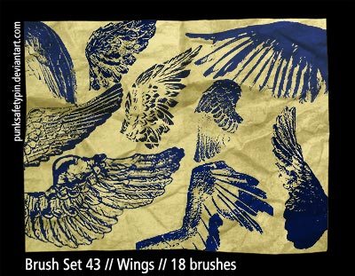 wings animals photoshop brushes