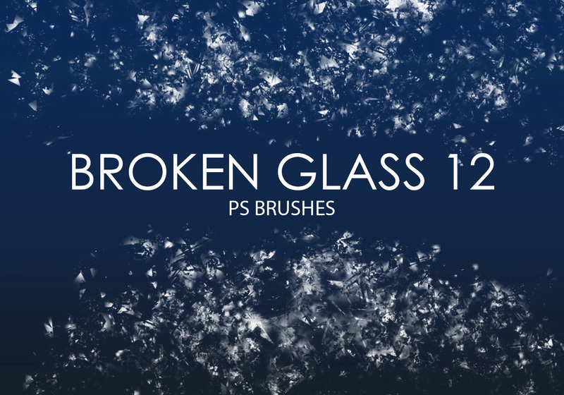 Free Broken Glass Photoshop Brushes 12 Photoshop brush