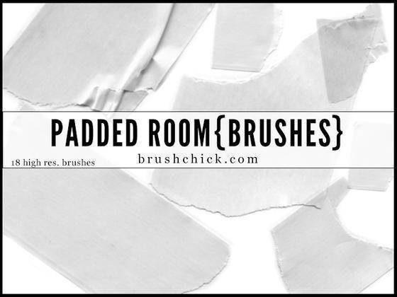 Padded Room Tape Brushes Photoshop brush