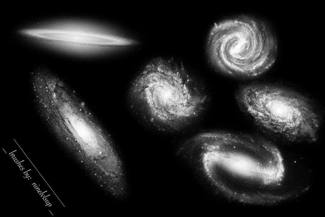 Galaxy Space Brushes Photoshop brush