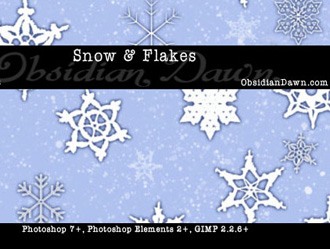 Snowflakes Brushes Photoshop brush