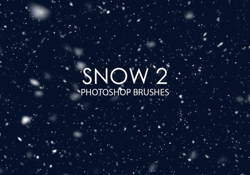 free snow photoshop brushes 2 nature