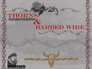 Thorns and Barbed Wire Photoshop brush