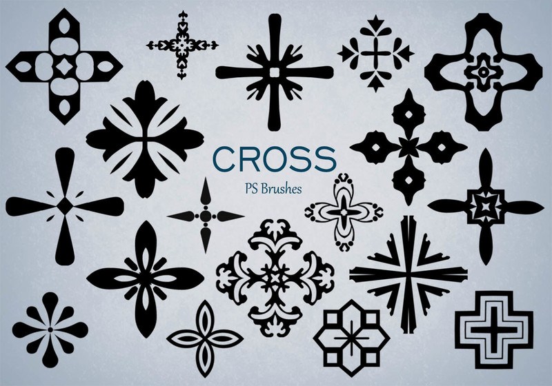 20 Cross PS Brushes abr.Vol.9 Photoshop brush