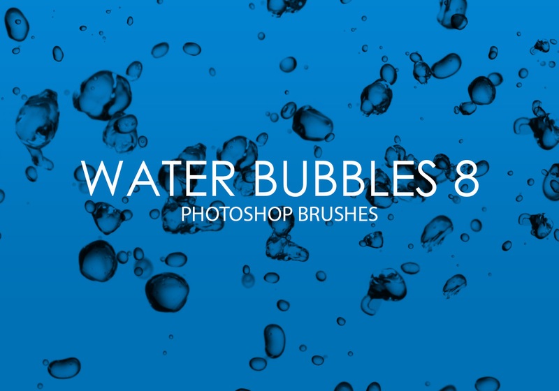 free water bubbles photoshop brushes 8