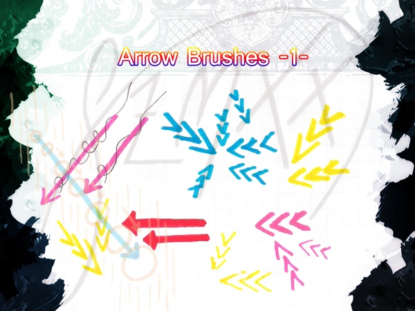 Arrow Brushes -1- Photoshop brush