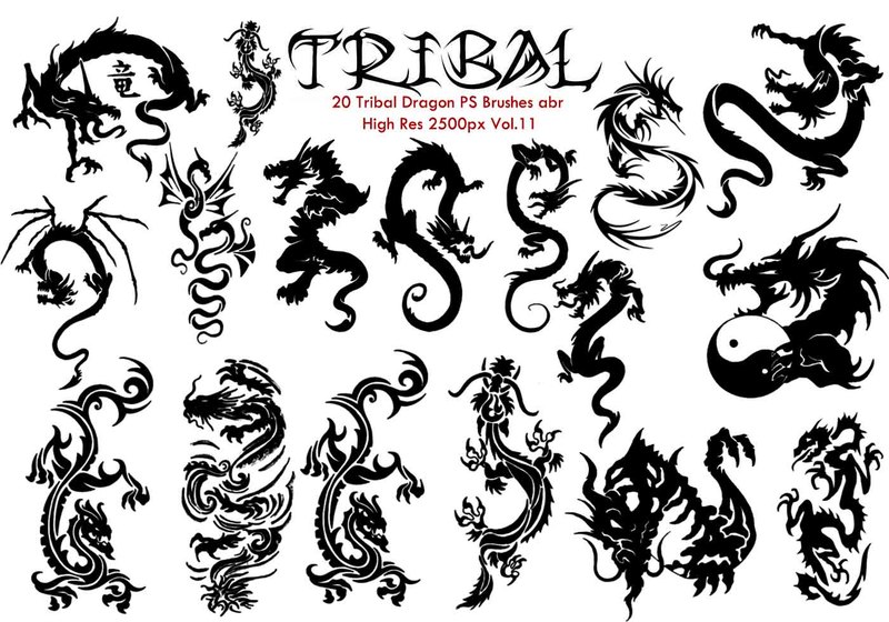 Tribal PS Brushes Vol.11 Photoshop brush