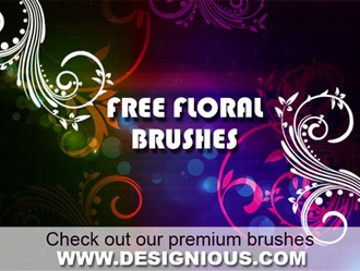 Free Floral Brushes Photoshop brush
