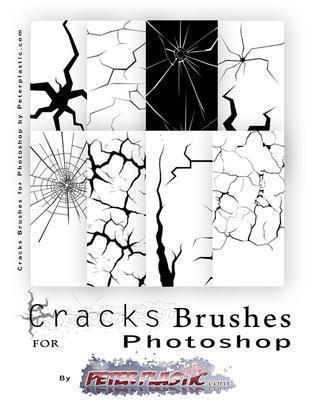Cracks Brushes Pack  Photoshop brush