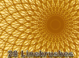 28 Graphic Line Brushes Photoshop brush