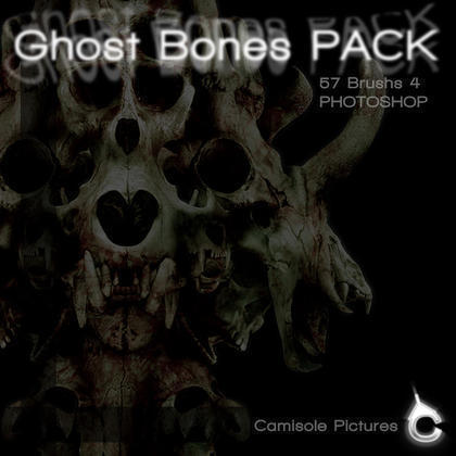 Ghost Bones Brush Pack Camisole Pictures Photoshop brush