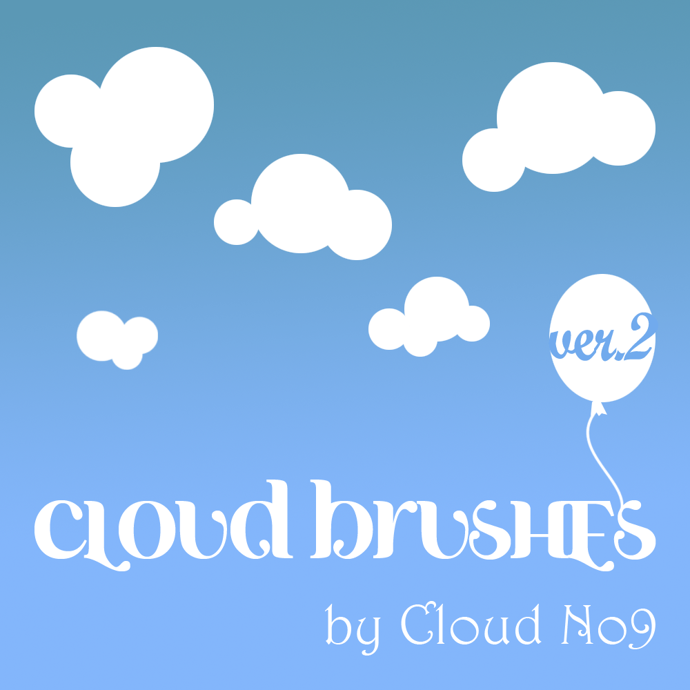 Cloud Brushes ver.2 Photoshop brush