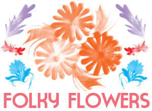 Folky Flowers Photoshop brush