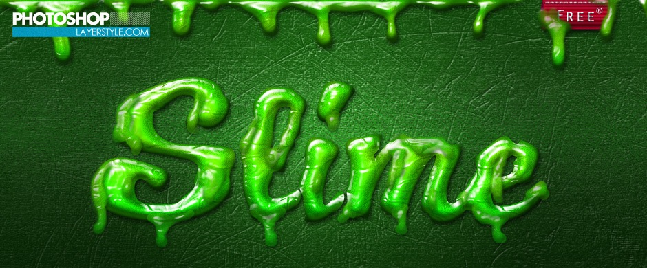 slime layer styles photoshop styles