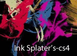 Ink splatter's Brush CS4  Photoshop brush