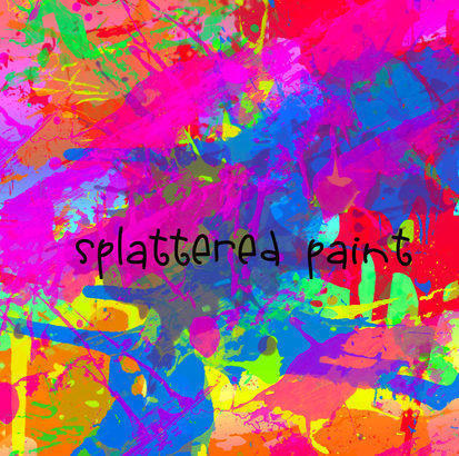 splattered paint Photoshop brush